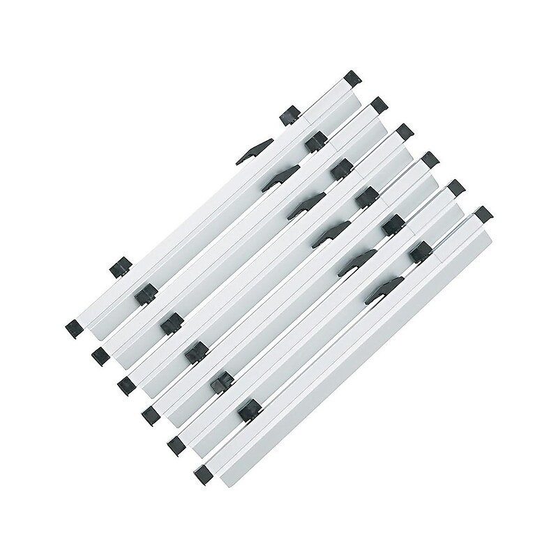 Safco 1 Pocket Aluminum Wall File, Gray (50016) image 1