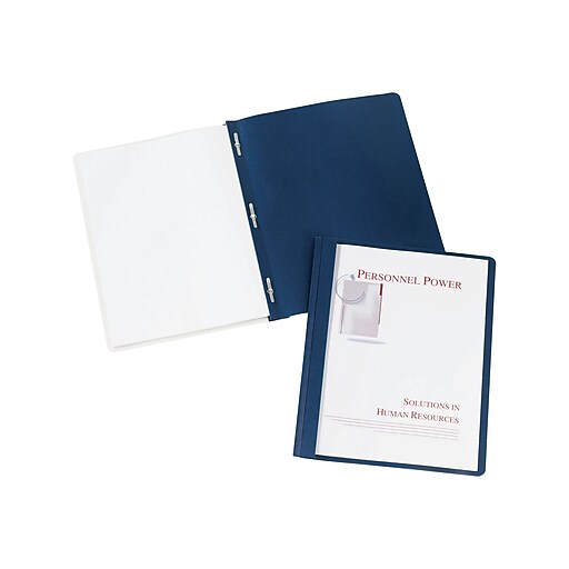 Avery 3Prong Report Covers, Letter, Dark Blue, 25/Box (47961) at Staples