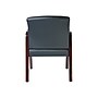 Alera Reception Lounge Series Leather Guest Chair, Black/Mahogany (ALERL4319M)~#|#~sp42716911_sc7