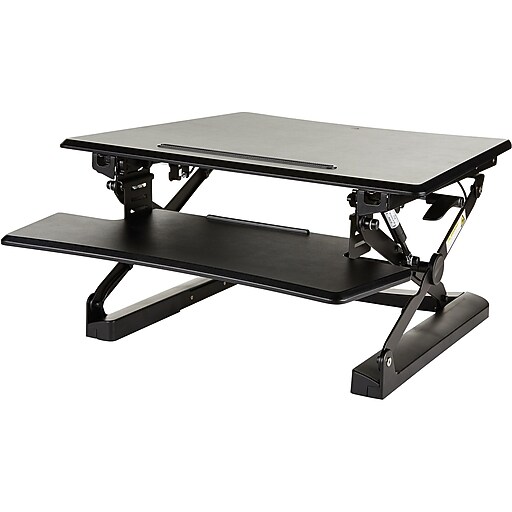 Staples Sit to Stand Adjustable Desk Riser, 27" Staples