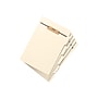Smead Folder Dividers with Fastener, Side 1/5-Cut Tab, Letter Size, Manila, 10/Box (35605)~#|#~sp42716961_sc7