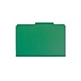 Smead Pressboard Classification Folders with SafeSHIELD Fasteners, 2" Expansion, Legal Size, 2 Dividers, Green, 10/Box (19083)~#|#~sp42716988_sc7