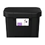 simplehuman Indoor Step Trash Can, Black Plastic, 12 Gal. (CW1385)~#|#~sp42717034_sc7