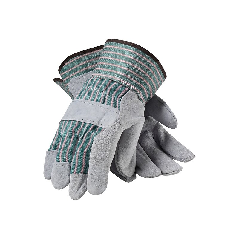 PIP Bronze Series Leather/Fabric Gloves, Multicolor, 12 Pairs/Pack (83-6563/L) image 1