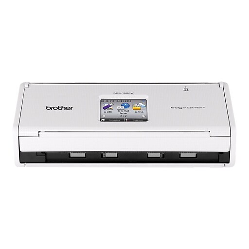Brother® ADS1500W Compact Color Wireless Desktop Scanner, Refurbished