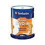 Verbatim Life Series 98491 16x DVD-R, White Inkjet Printable, Hub Printable, 100/Pack~#|#~sp42717091_sc7