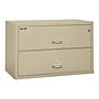 FireKing Classic 2-Drawer Lateral File Cabinet, Fire Resistant, Beige, Letter/Legal, 44.5"W (2-4422-CPA)~#|#~sp42717121_sc7