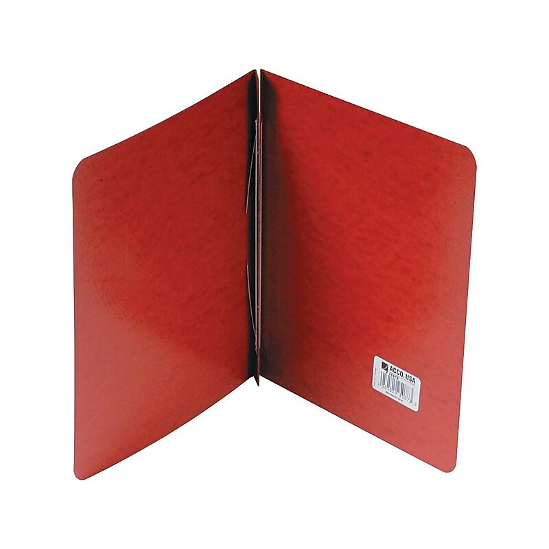 ACCO PRESSTEX 2-Prong Report Cover, Letter, Red (A7025078) image 1
