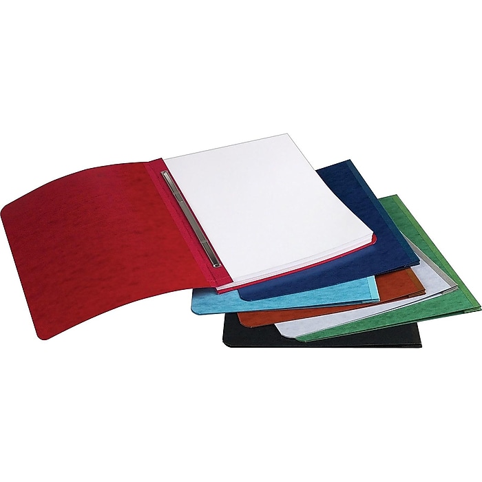 ACCO PRESSTEX 2-Prong Report Cover, Letter, Red (A7025078) | Staples
