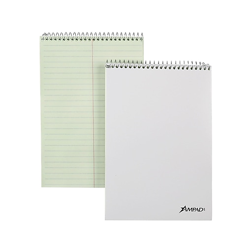 Gregg Ruled Includes 1001 Misspelled Words 80 Sheets Greentint Tan Cover Ampad 25-474 Steno Notebook 6x9 
