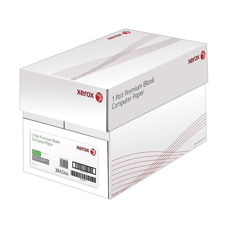 Xerox 9.5" x 11" Multipurpose Paper, 20 lbs., 92 Brightness, 2300 Sheets/Carton (3R04544) image 1