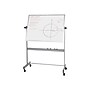 Best-Rite Deluxe Porcelain Dry-Erase Whiteboard, Anodized Aluminum Frame, 5' x 4' (668AF-DD)~#|#~sp42717340_sc7