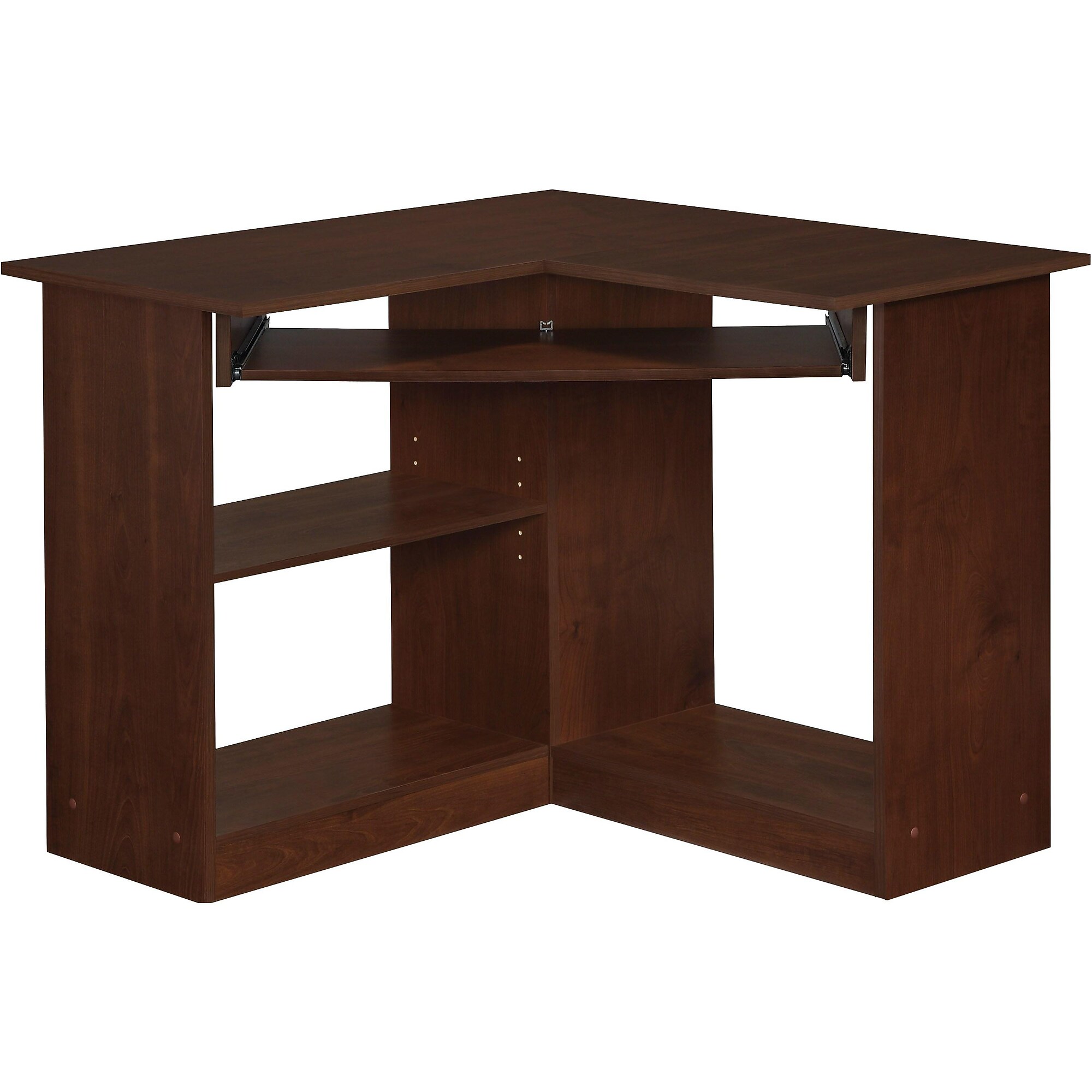 Easy 2 Go 36″ W L-Shaped Computer Desk, Resort Cherry (951572-CC) Sansujyuku sansujyuku.com