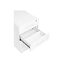 Poppin Stow 3-Drawer Mobile Vertical File Cabinet, Letter/Legal Size, Lockable, 24"H x 15.75"W x 20"D, White (100425)~#|#~sp42717554_sc7