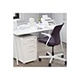 Poppin Stow 3-Drawer Mobile Vertical File Cabinet, Letter/Legal Size, Lockable, 24"H x 15.75"W x 20"D, White (100425)~#|#~sp42717556_sc7