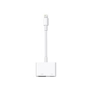 Apple Lightning To Hdmi Adapter For Iphones Ipads And Ipods With Lightning Connector Md6am A At Staples