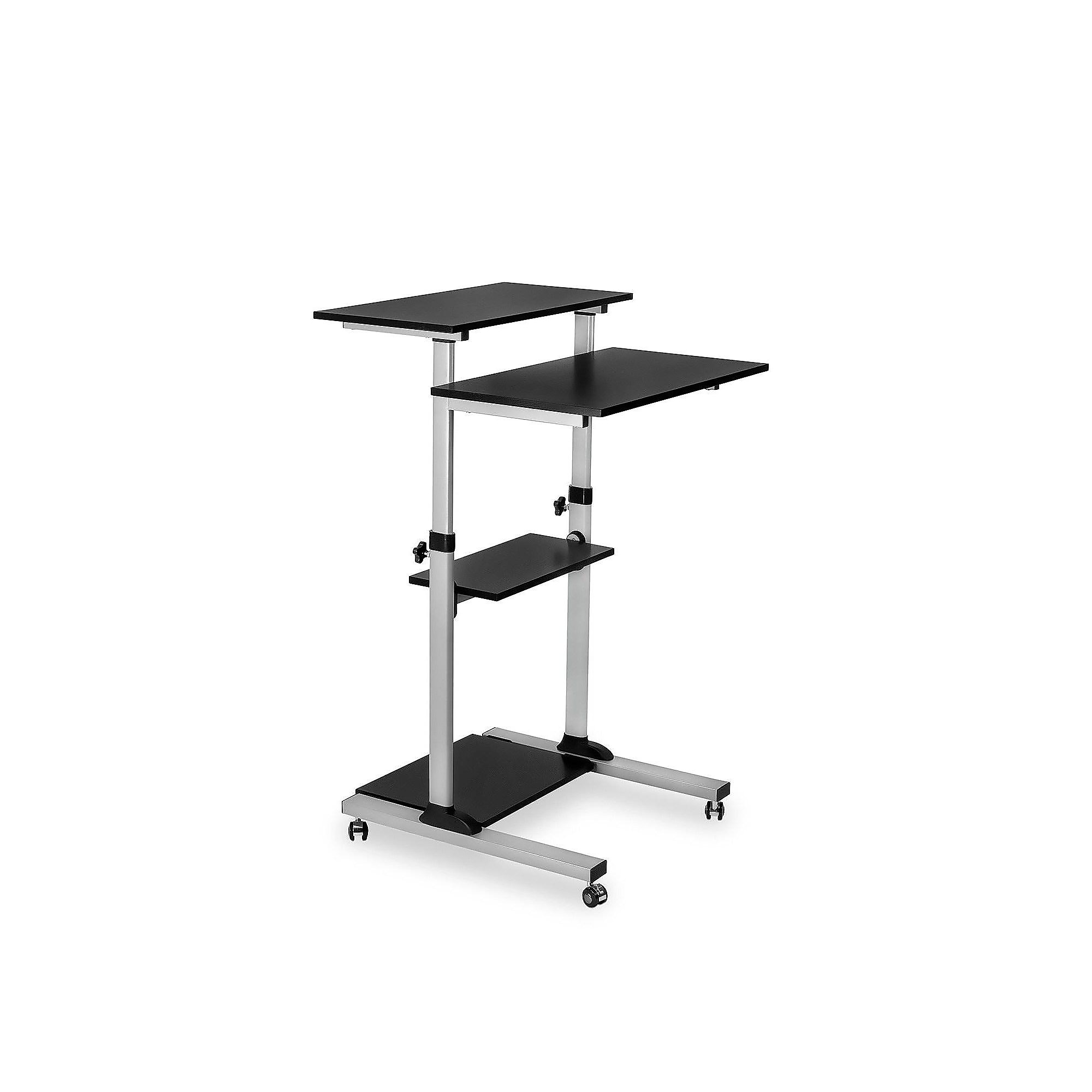 Mount-It! 28″ W Adjustable Steel Standing Desk, Gray/Black (MI-7940) Sansujyuku sansujyuku.com
