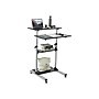 Mount-It! 28"W Adjustable Steel Standing Desk, Gray/Black (MI-7940)~#|#~sp42717667_sc7