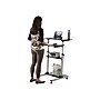 Mount-It! 28"W Adjustable Steel Standing Desk, Gray/Black (MI-7940)~#|#~sp42717670_sc7