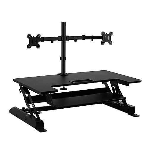 Shop Staples for MountIt! Sit Stand Workstation Standing Desk