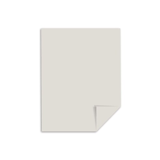 Exact Index Index 90 lb. Paper, 8.5" x 11", Gray, Pack (WAU49191) Staples