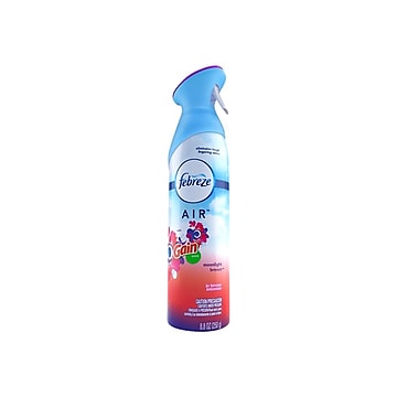 Febreze Odor-Eliminating Air Freshener with Moonlight Breeze with Gain Scent, 2 count, 8.8 oz each (97809)