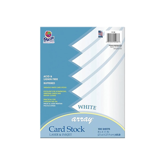 Array 65 lb. Cardstock Paper, 8.5