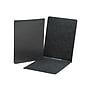 Smead Premium Pressboard 2-Prong Report Cover, Letter Size, Black, Each (81124)~#|#~sp42717800_sc7