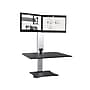 Victor Technology 28" W High Rise™ Electric Dual Monitor Standing Desk, Laminate Wood (DC450)  ~#|#~sp42717885_sc7