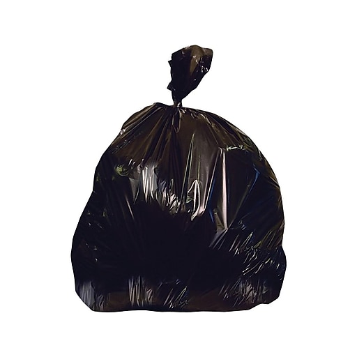 LD Black Trash Bags, 38x60 - Pak-Man Food Packaging Supply