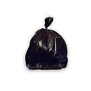 Heritage 50-56 Gallon Trash Bags, 43x48, High Density, 22 Mic, Black, 25 Bags/Roll, 6 Rolls (Z8648WK R01)