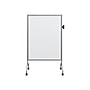Essentials by Balt Mobile Magnetic Dry-Erase Whiteboard, Anodized Aluminum Frame, 6' x 4' (62542)~#|#~sp42718073_sc7