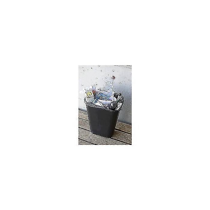 Rubbermaid Plastic Trash Can, 7 Gallon, Black (RCP295600BK) | Staples