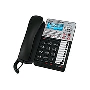 AT&T ML17939 2-Line Corded Phone, Silver/Black