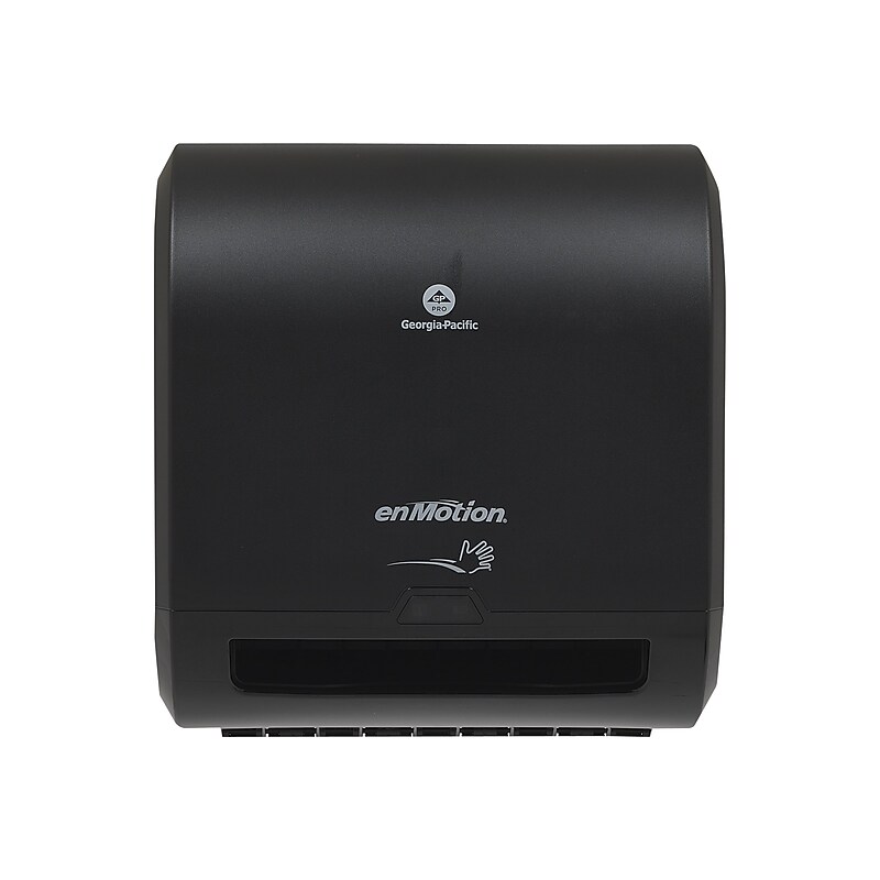 enmotion Impulse 8" Automated Touchless Hardwound Paper Towel Dispenser, Black (59498A) image 1
