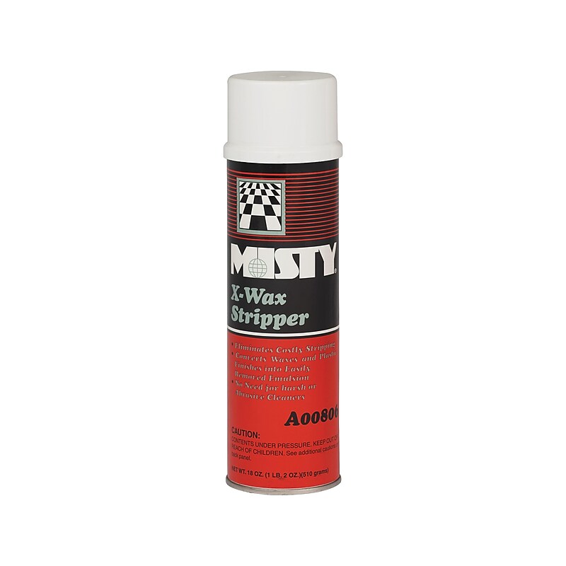 Misty X-Wax Floor Stripper, Alcohol, 18 Oz. (A00806) image 1