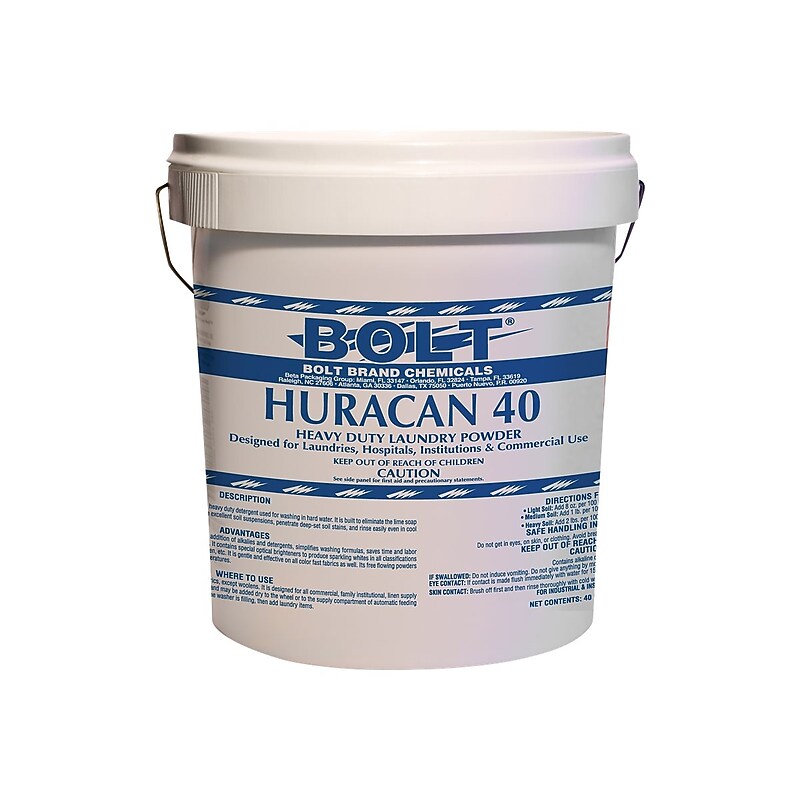 Huracan 40 Powder Laundry Detergent, 640 oz. (BWKHURACAN40) image 1