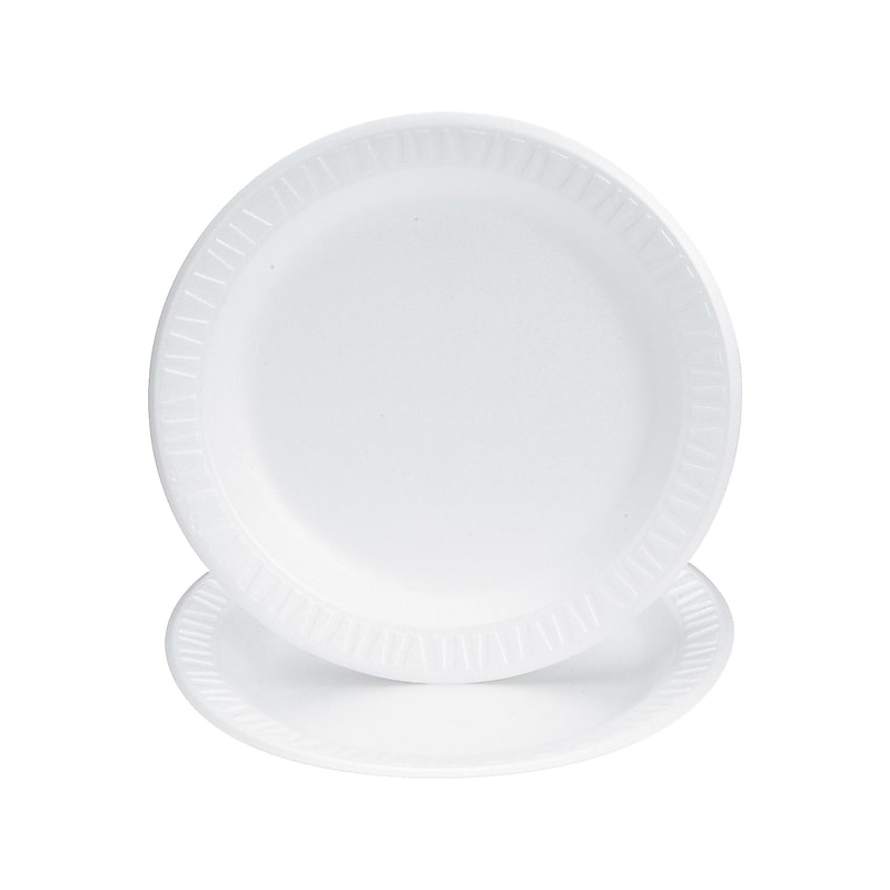 Solo Concorde Foam Plates, White, 125/Pack (9PWCR) image 1