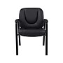 Offices To Go Faux Leather Guest Chair, Black (OTG3915B)~#|#~sp42718221_sc7