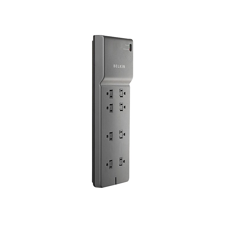 Belkin Commercial 8 Outlets 3-line AC Surge Protector, 8' Cord (BE108000-08-CM) image 1