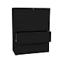 HON Brigade 700 Series 4-Drawer Lateral File Cabinet, Locking, Black, Letter/Legal, 42"W (H794.L.P)~#|#~sp42718501_sc7