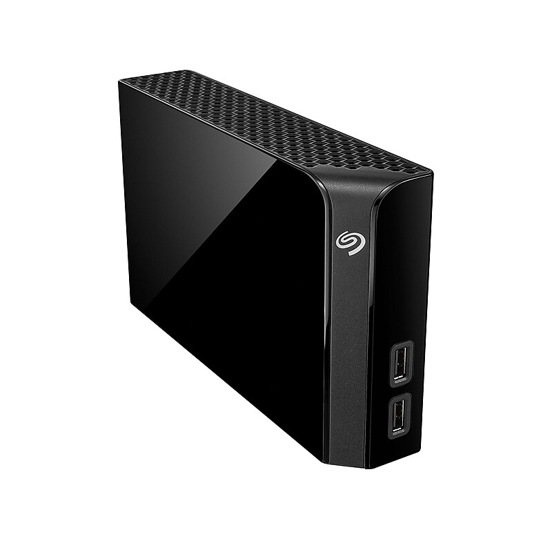 Seagate Backup Plus Hub 8TB External Hard Drive Desktop HDD USB 3.0 with 2 USB Ports, Black (STEL8000100) image 1