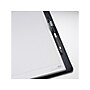 Staples 1-Subject Customizable Notebook, 8.5" x 11", Narrow Ruled, 60 Sheets, Black (19998)~#|#~sp42718662_sc7