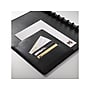 Staples 1-Subject Customizable Notebook, 8.5" x 11", Narrow Ruled, 60 Sheets, Black (19998)~#|#~sp42718665_sc7