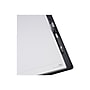 Staples 1-Subject Customizable Notebook, 8.5" x 11", Narrow Ruled, 60 Sheets, Black (19998)~#|#~sp42718671_sc7