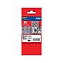 Brother P-touch TZe-S251 Laminated Extra Strength Label Maker Tape, 1" x 26-2/10', Black on White (TZe-S251)~#|#~sp42718812_sc7