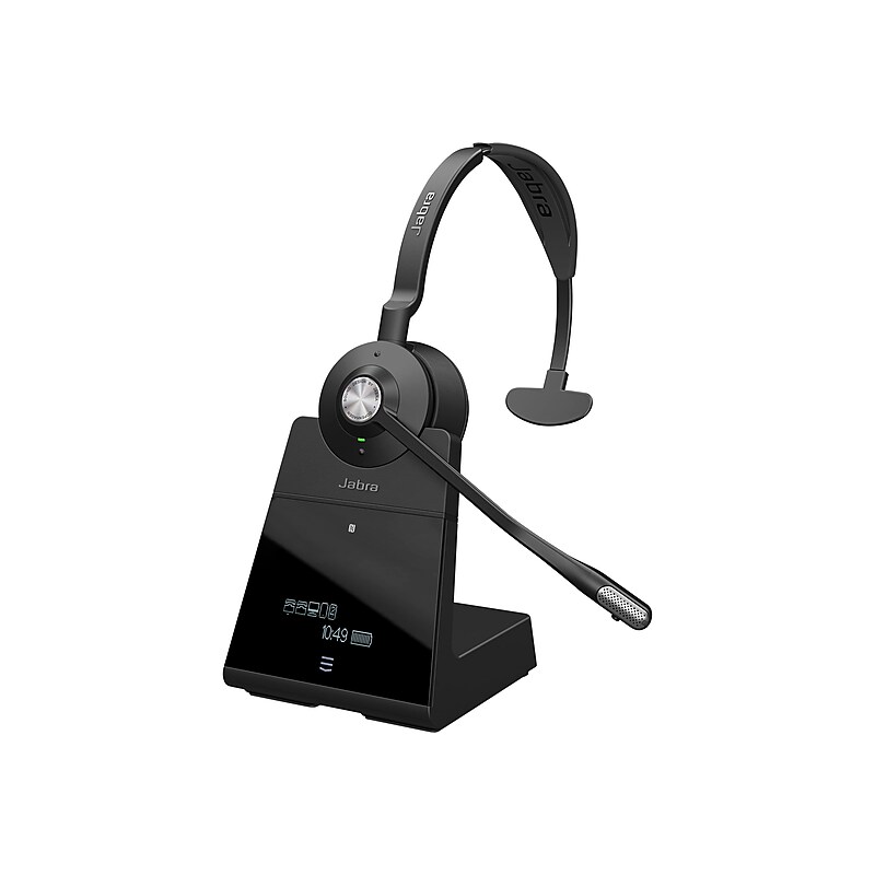jabra Engage 75 Mono Wireless Phone Headset, Over-the-Head, Black (9556-583-125) image 1