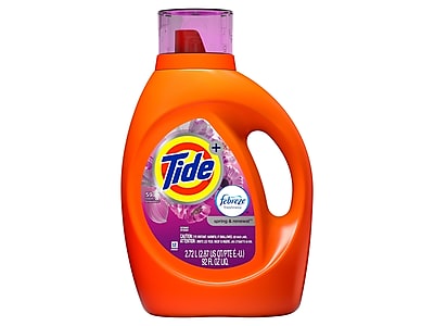 Tide Plus Febreze Laundry Detergent Spring Renewal 92 Oz At Staples