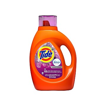 Tide Plus Febreze Freshness Spring & Renewal HE Turbo Clean Liquid Laundry Detergent, 92 fl oz 59 loads (87566)