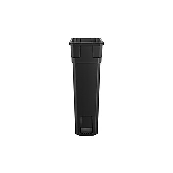 Suncast Slim Indoor Trash Can w/ No Lid, Black Poly, 23 Gal. (TCN2030BK)